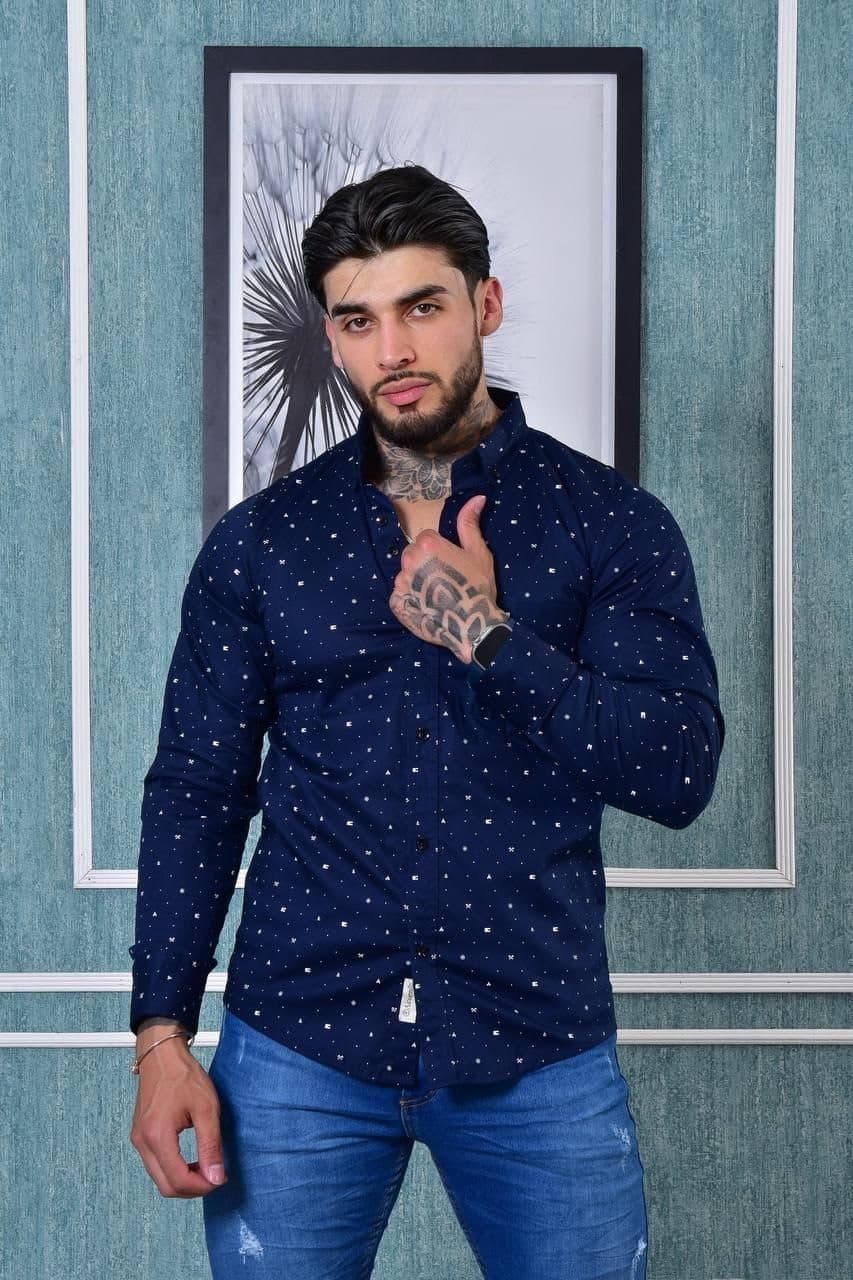 CAMISA MINIPRINTS MANGA LARGA