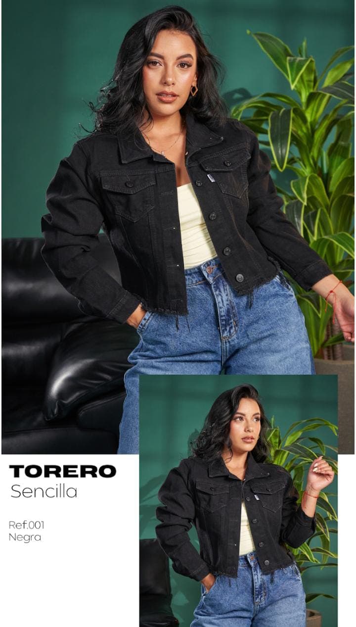 CHAQUETA TORERA SENCILLA PARA DAMA