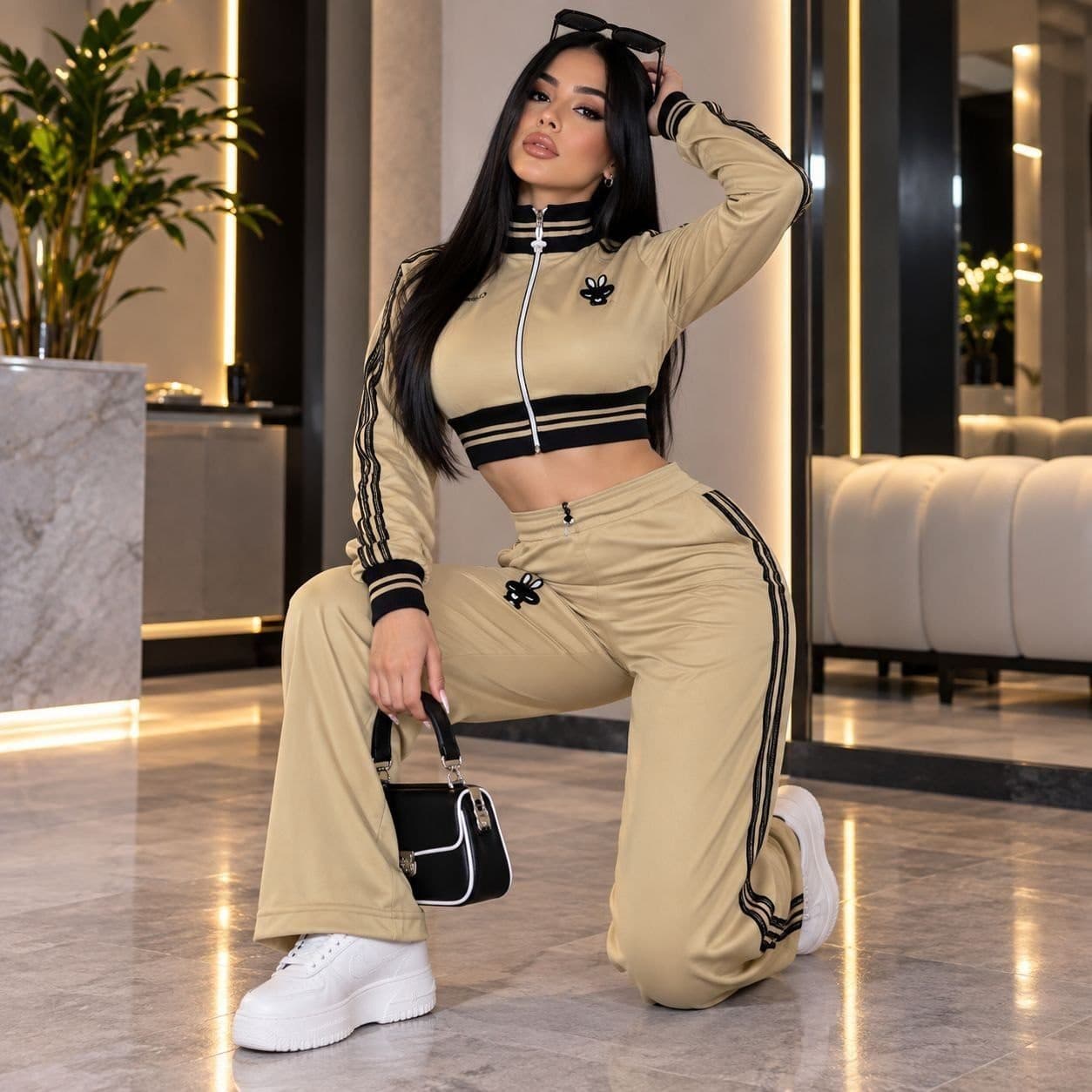 CONJUNTO SUDADERA LOTTO PARA DAMA